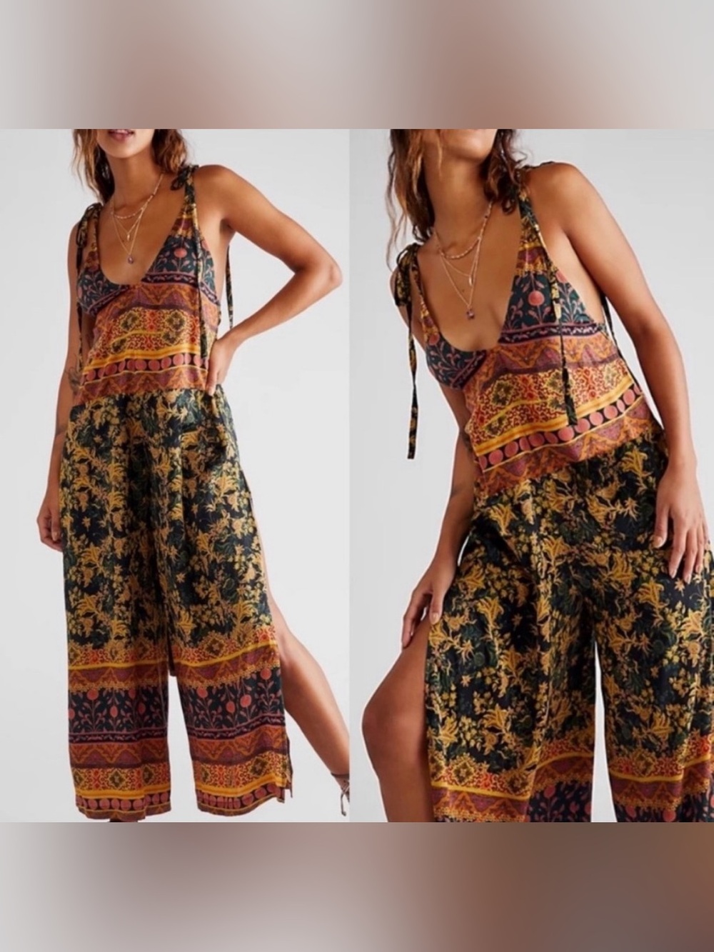 Free People Leona Jumpsuit Ruby Red Romper Size XS MSRP $128 nwot